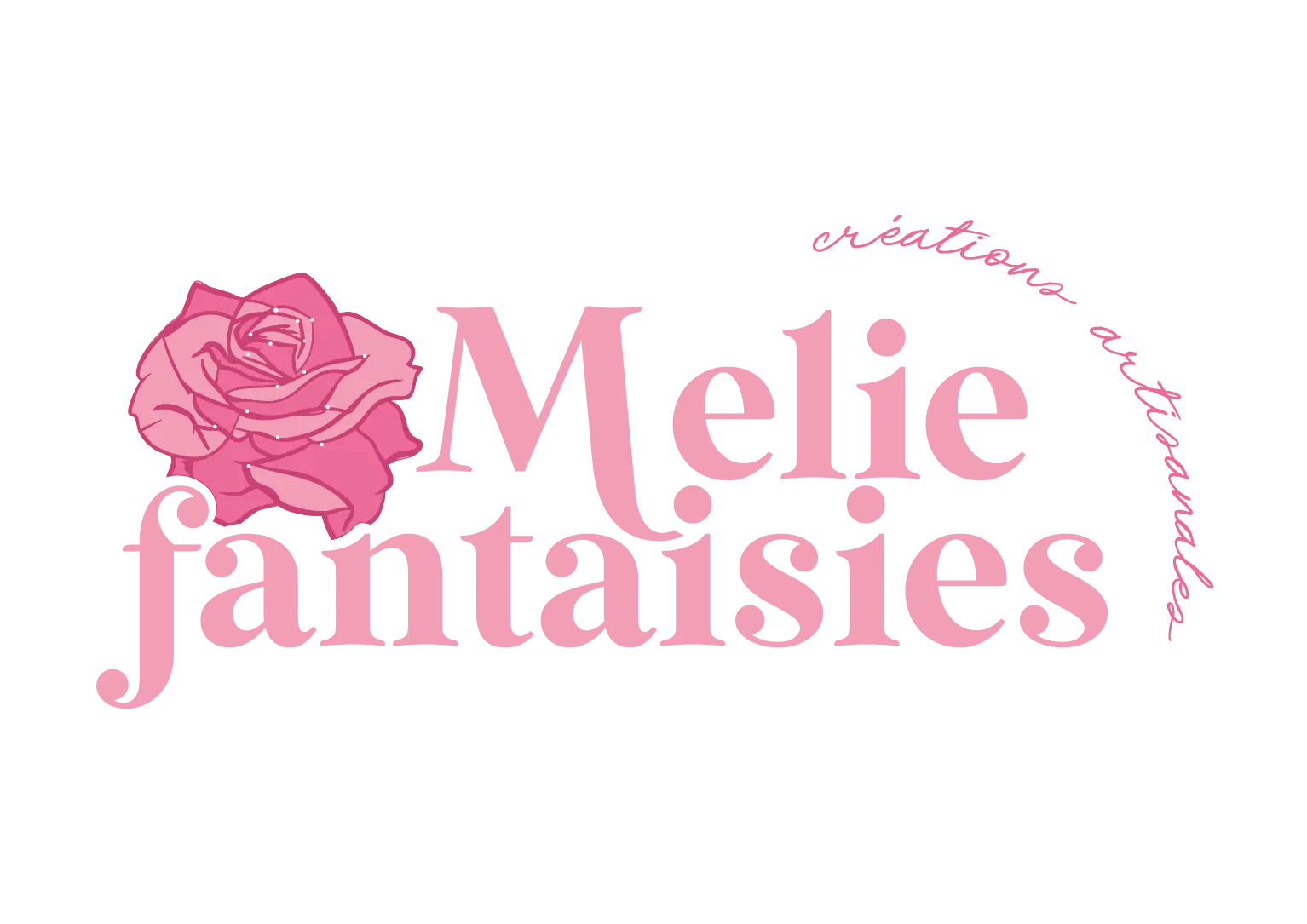 Logo Mélie Fantaisies, créations artisanales de bijoux fantaisie faits main