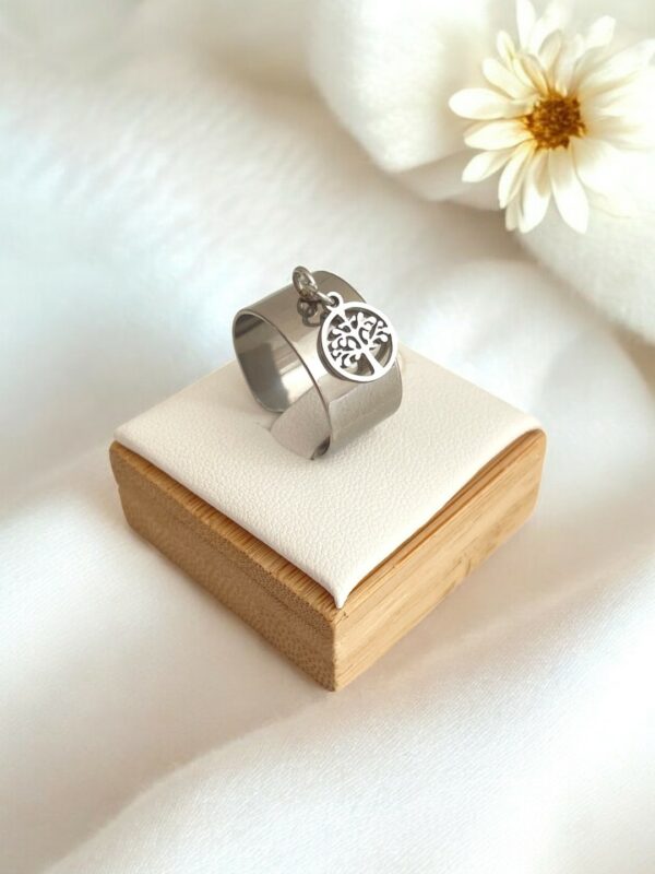 Bague Théa argentée-Meliefantaisies