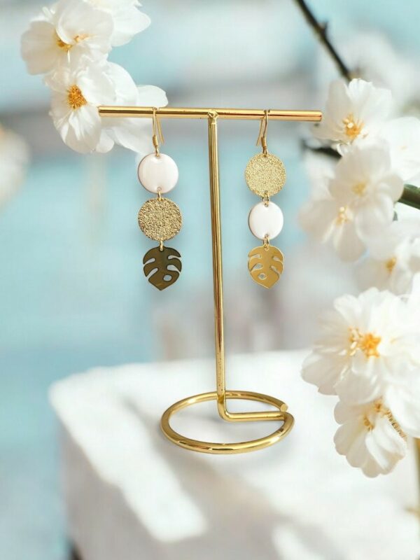 Boucles d'oreilles Blanche-Meliefantaisies