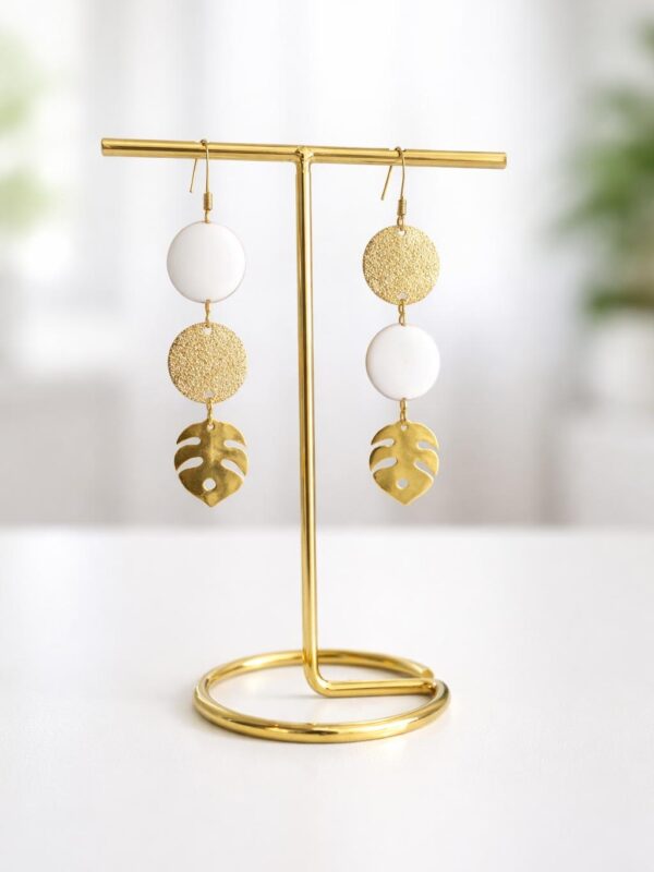 Boucles d'oreilles Blanche