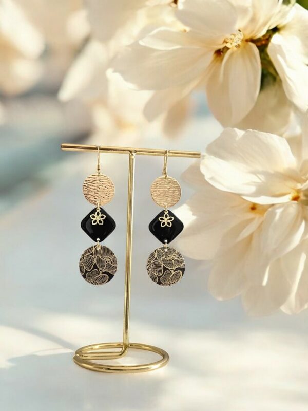 Boucles d'oreilles Cléophée-Meliefantaisies