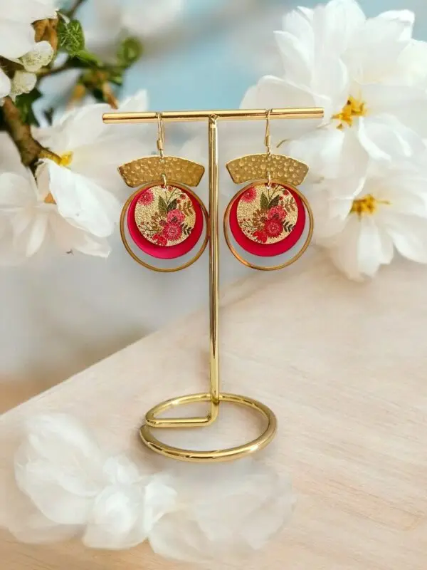 Boucles d'oreilles Flori-Meliefantaisies