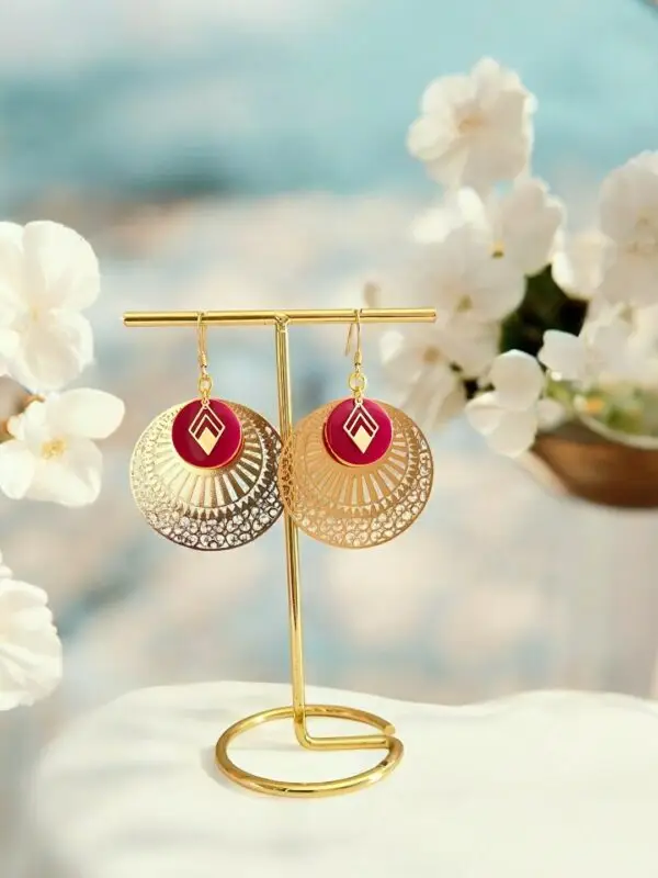 Boucles d'oreilles Framboise-Meliefantaisies