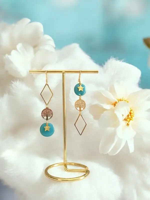 Boucles d'oreilles Helga-Meliefantaisies