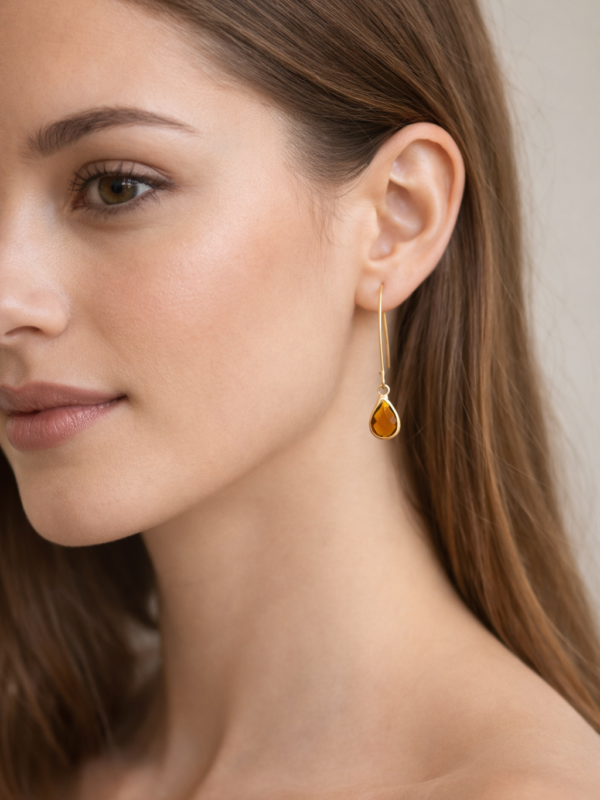 Boucles d'oreilles Lili Ambrée