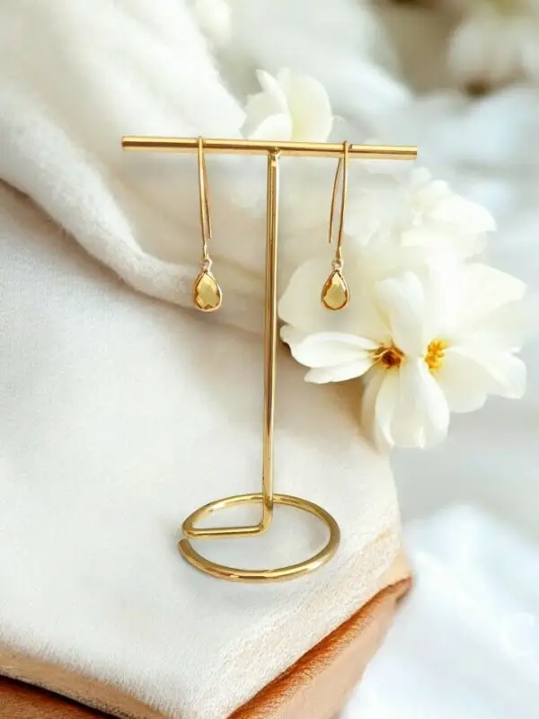 Boucles d'oreilles Lili Jaune - Meliefantaisies