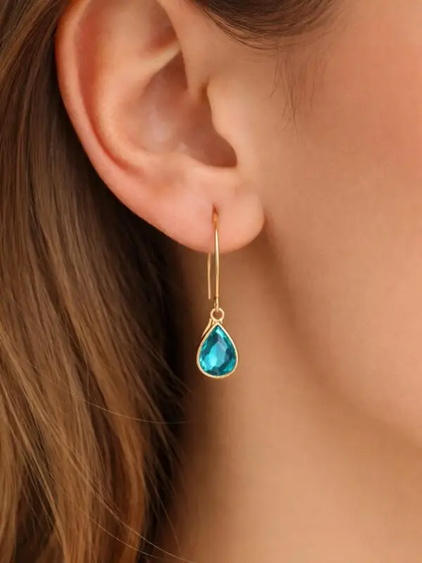 Boucles d'oreilles Lili Turquoise