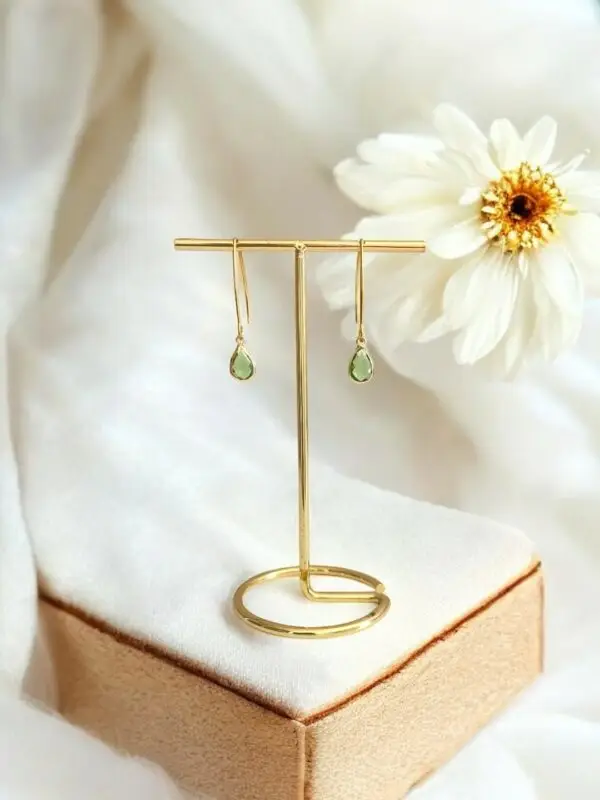 Boucles d'oreilles Lili Verte-Meliefantaisies