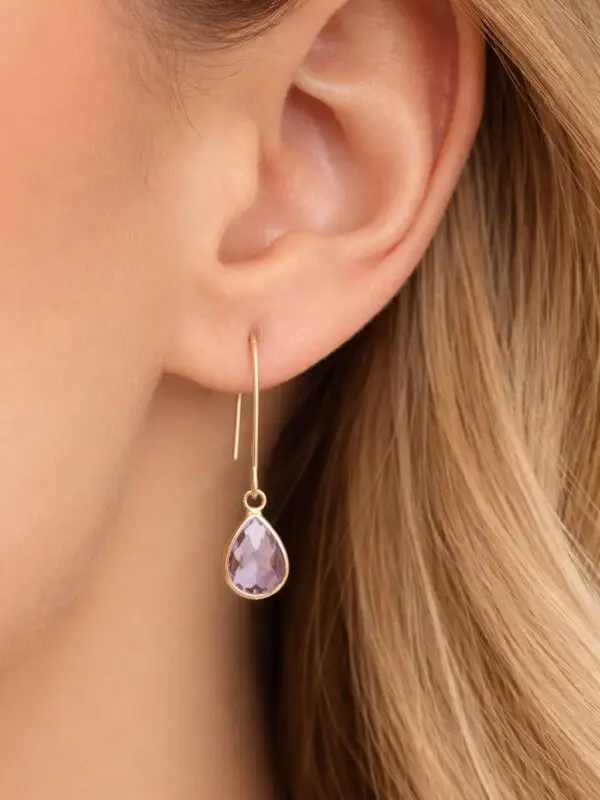 Boucles d'oreilles Lili Violette