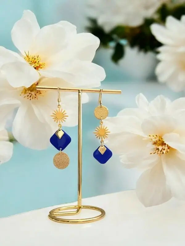 Boucles d'oreilles Marine-Meliefantaisies