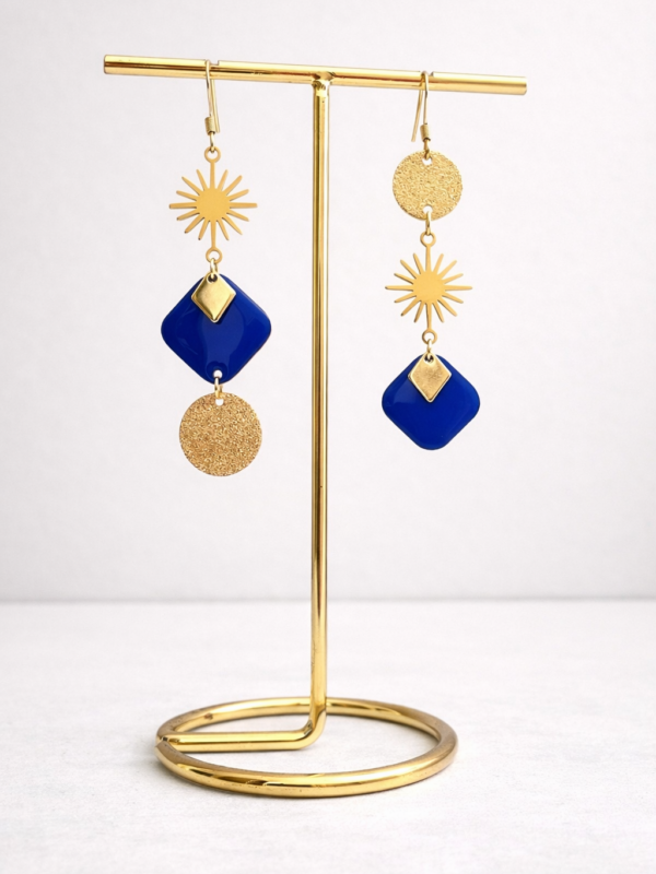 Boucles d'oreilles Marine