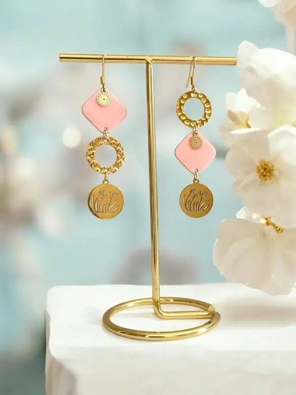 Boucles d'oreilles Rosalie-Meliefantaisies