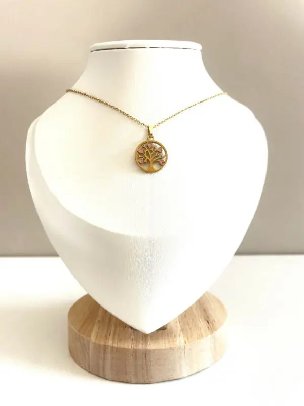 Collier Eva rose - Meliefantaisies