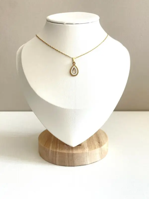 Collier Maryline blanc - Meliefantaisies