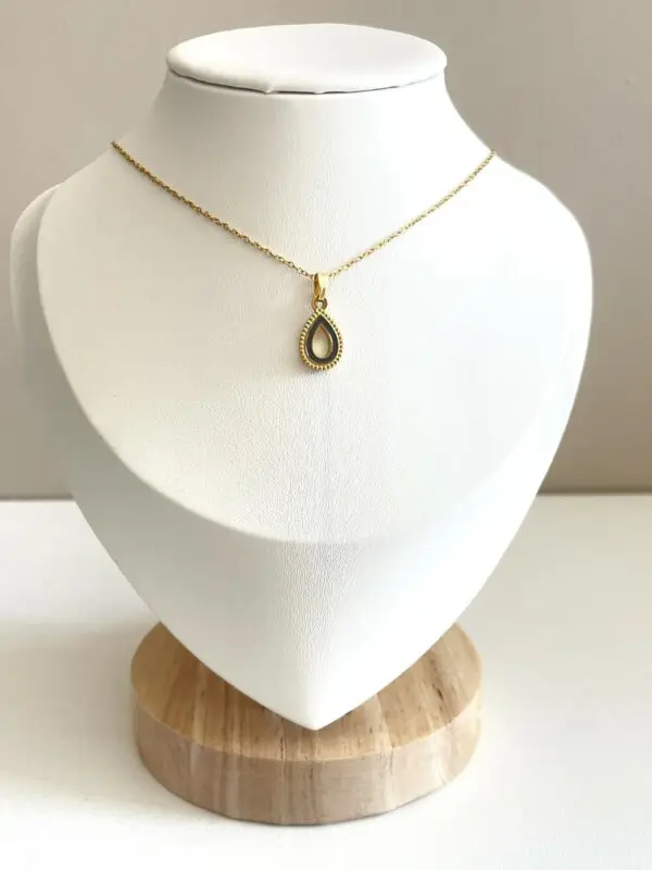 Collier Maryline noir -Meliefantaisies