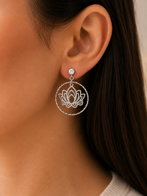 Boucles d'oreilles Lotus